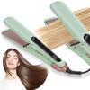 Hair Straightener Curling Iron Fast Heating LCD Display Temperature   Professional Hair Flat Iron Green
