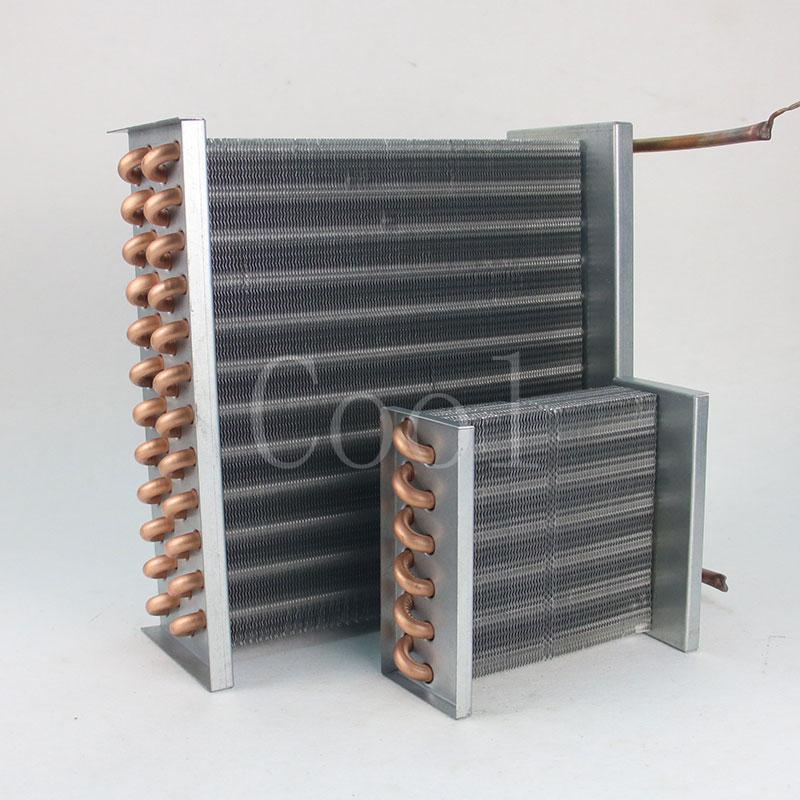 430*45*200mm Small Condenser Water-cooled Radiator Heat Exchanger Copper Tube Aluminum Fin Air-cooled Radiator Support