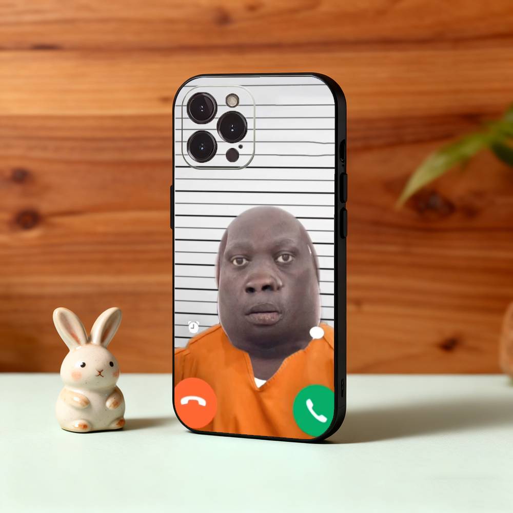 

J-John P-Pork is C-Calling Answer Call Phone Case For iPhone17,16,15,14,13,12,Plus,Pro Max, 5G Others Soft Black Cover iPhone14