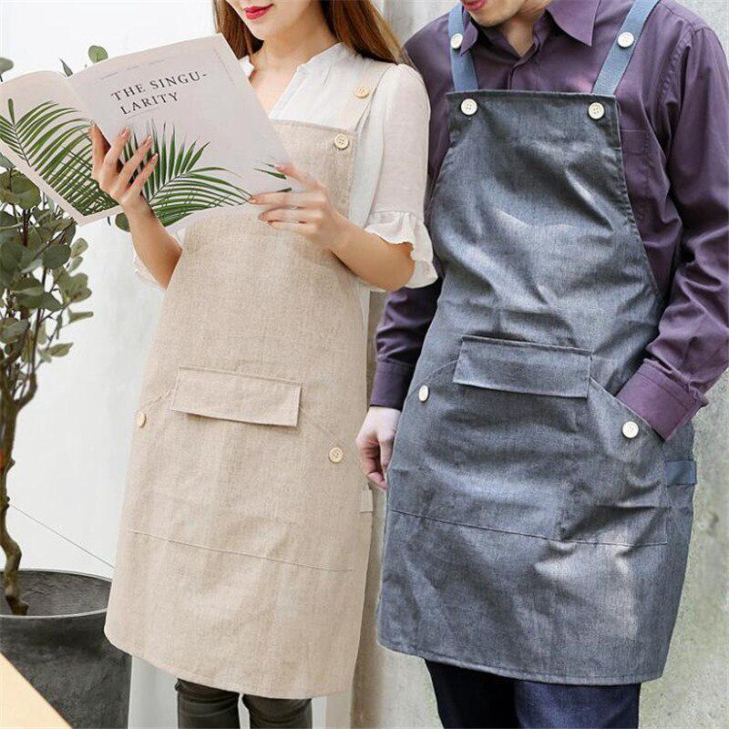Buy Unisex Apron Cooking Multi Colors Restaurant Bib Aprons Dress with
