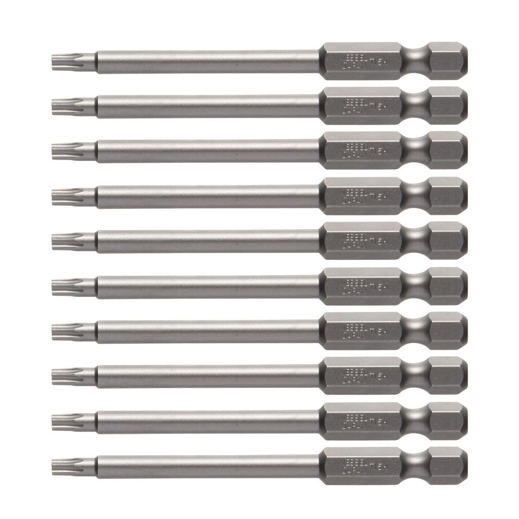 Amazon.co.jp Exclusive VESSEL Torx Bits, Tamper-Proof, T15H x 75mm, 10-Piece Set, J ZP