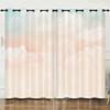 Curtain Color Highlight 3D Digital Printing Blackout Curtain Punching