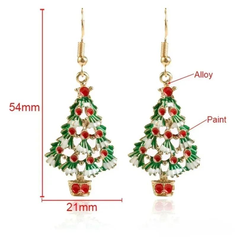 Christmas Style Creative Gift Snowman Enamel Snowflake Socks Pendant Necklace Girls New Year Jewelry Accessories Gift