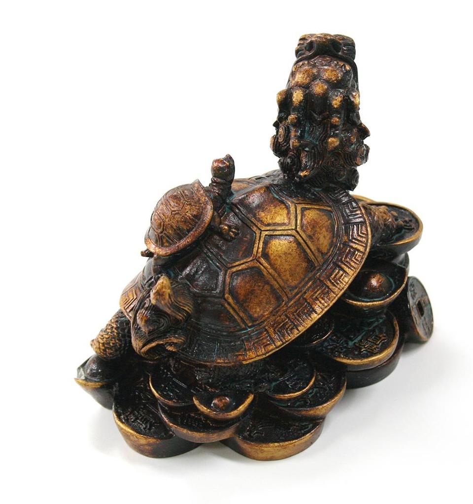 Feng Shui Dragon Turtle Figurine (Shoushan Stone) for Wealth and Business Prosperity
