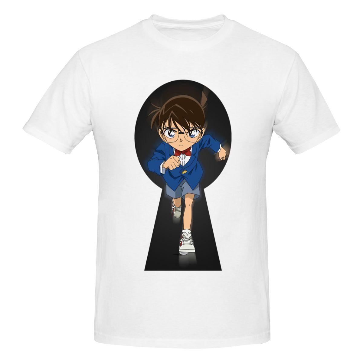 Detective Conan Running through Keyhole Anime T-shirt M