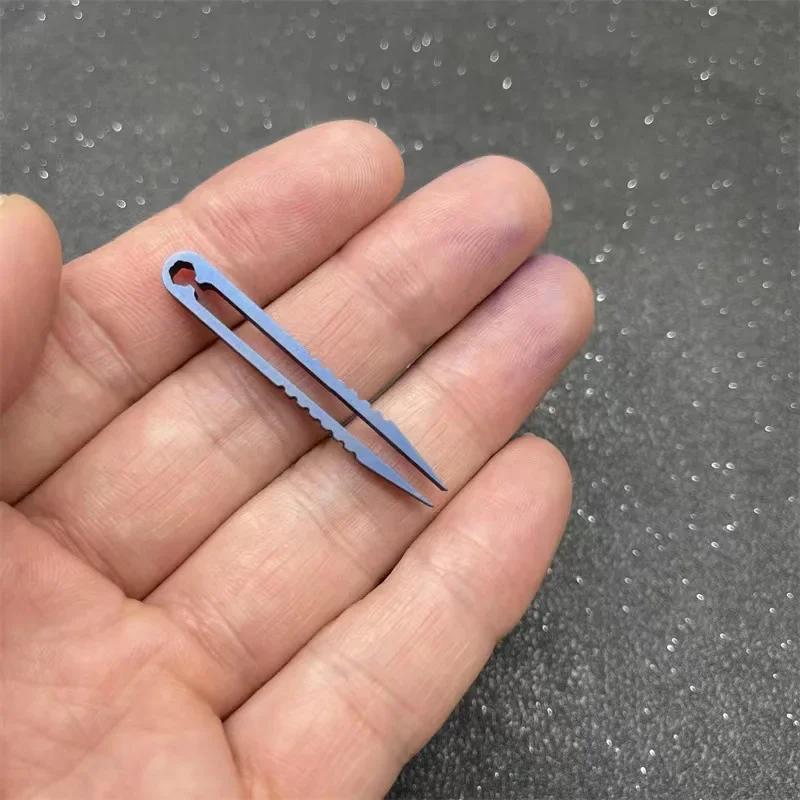 

НОВЫЙ титановый захват TC4, небольшой инструмент для повседневного использования, многоцелевой профессиональный карманный инструмент для ремонта на открытом воздухе, пинцет для макияжа