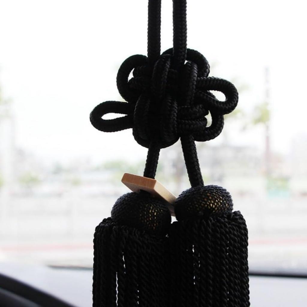 Riuuyyi Car Decorative Tassel Charm Junction Produce JP Pendant Rearview