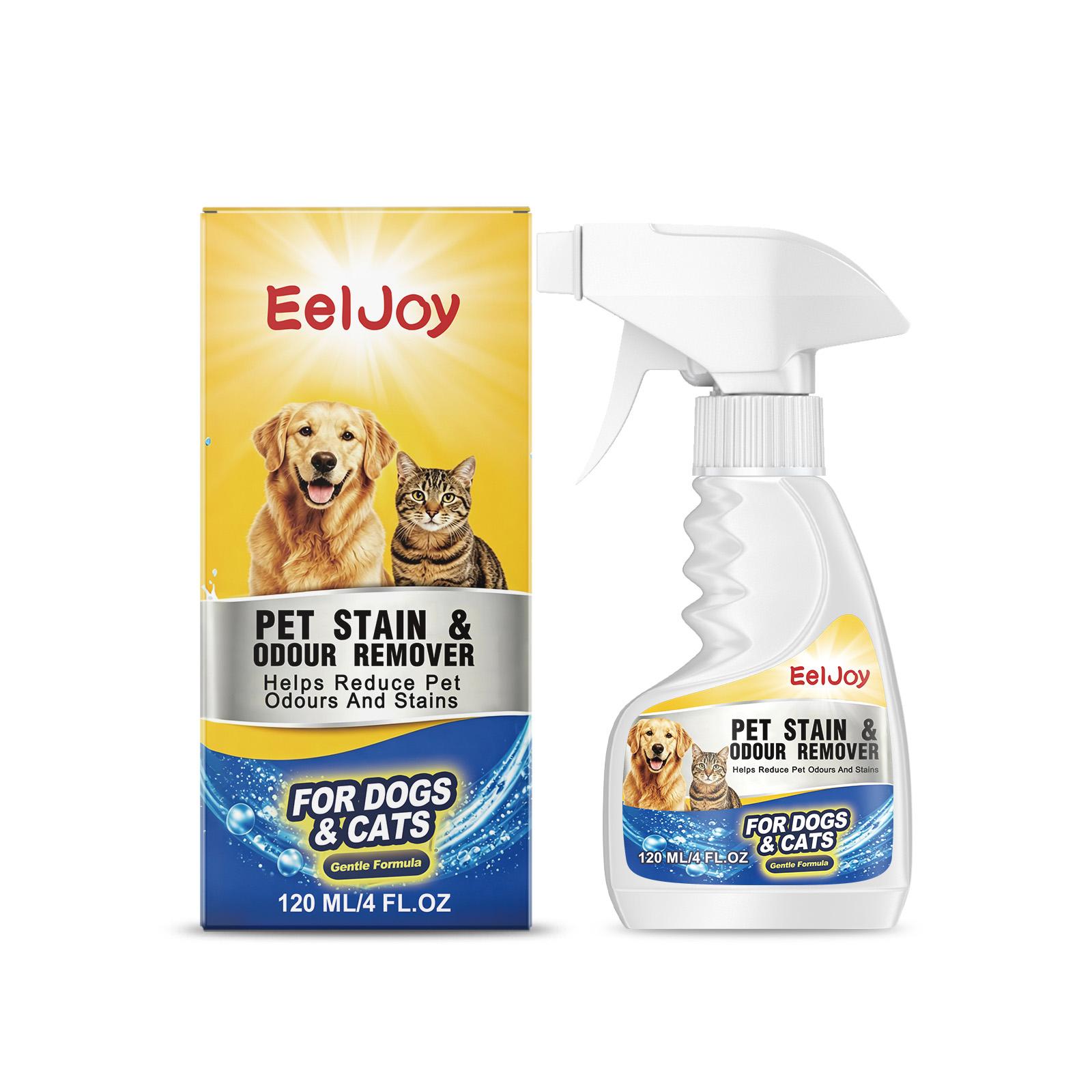 EelJoy Pet Stain and Odor Remover Universal urine stain remover and odor eliminator for cats and dogs, for daily cleaning and care