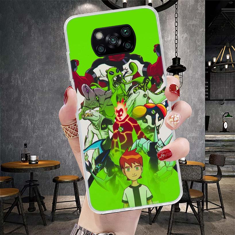 Ben Cartoon 10 Soft Phone Case For Xiaomi Redmi 15C 15 13C 13 Poco X5 X6 X7 F7 Ultra M7 12C 12 10 10C 9C 9A 9T 9 Fundas Poco X3