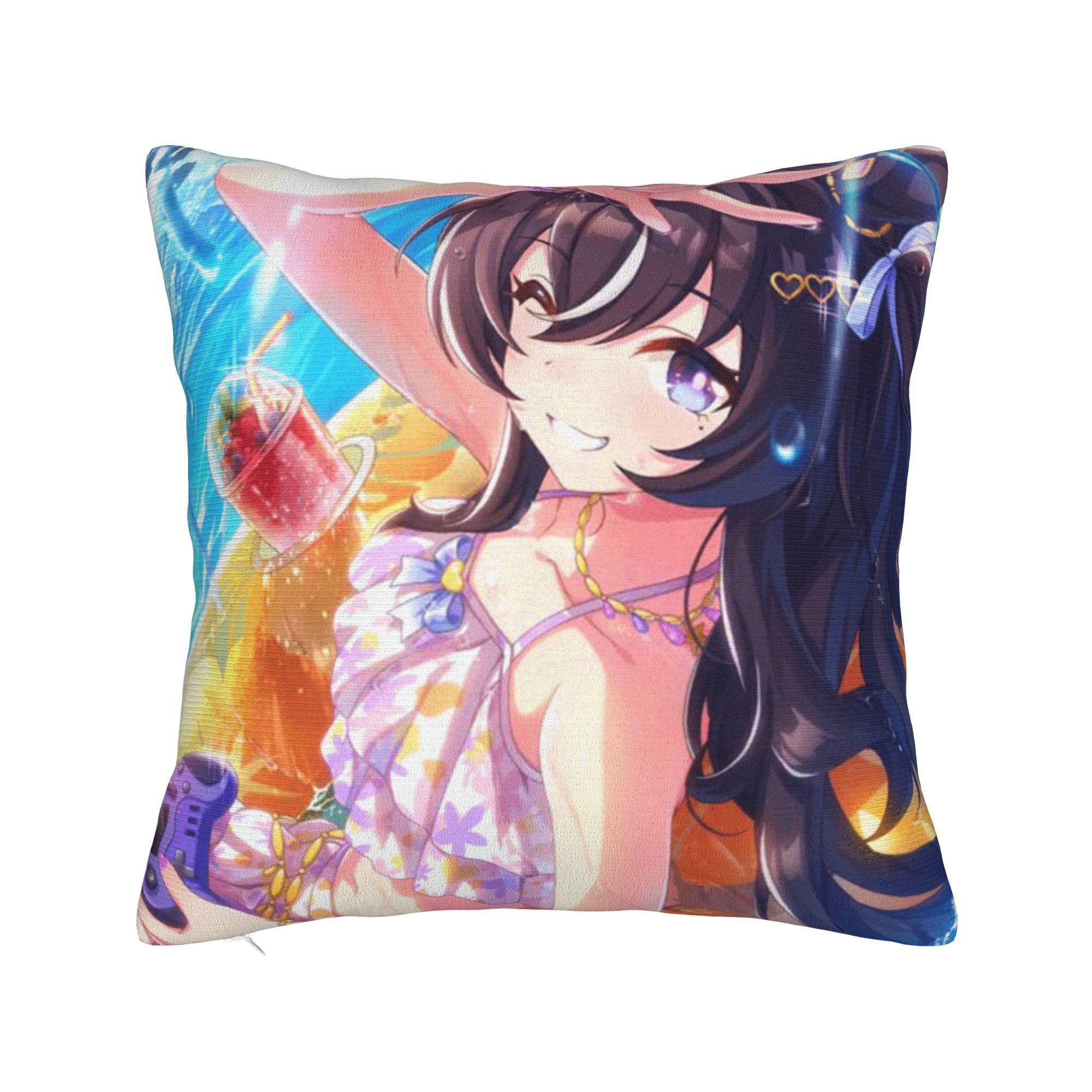 Наволочка Умамусуме Мягкая наволочка для свадебной вечеринки Домашний декор Ретро Модная наволочка 12x12Inch