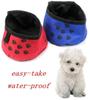 Pet Travel Food Bags Dog Cat Waterproof Cloth Folding Feeding Bowl Portable Collapsible Outdoor Travel Food Dish  Dog Harness