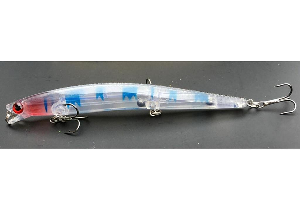 Artificial Minnow Fishing Lure with Hook, 13cm/13g, for Tackle and Bait Imitation.