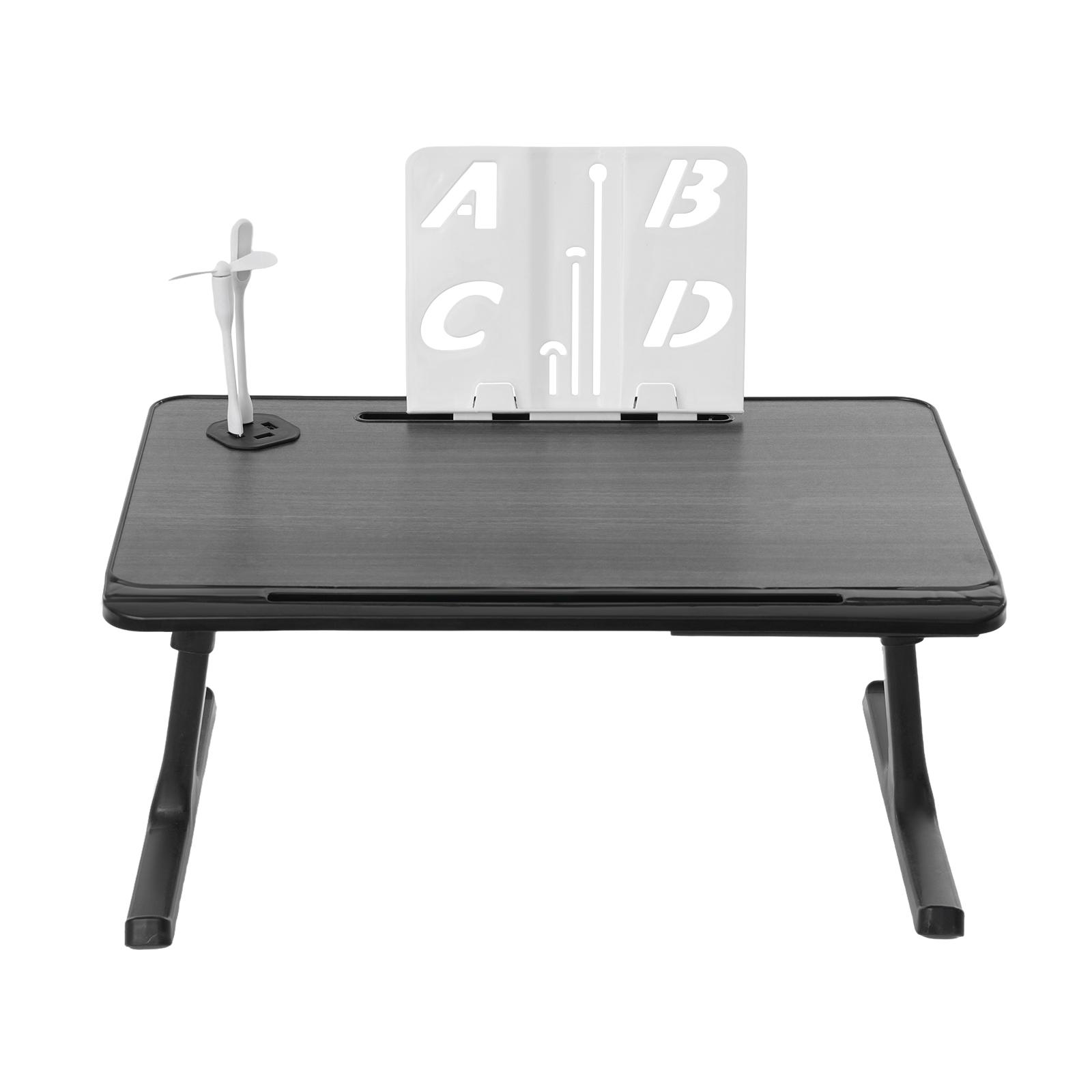 

Черный прикроватный столик для ноутбука, многофункциональная подставка для ноутбука, складной прикроватный столик для ноутбука с гибкой регулировкой для общежитий, спален, кроватей чёрный