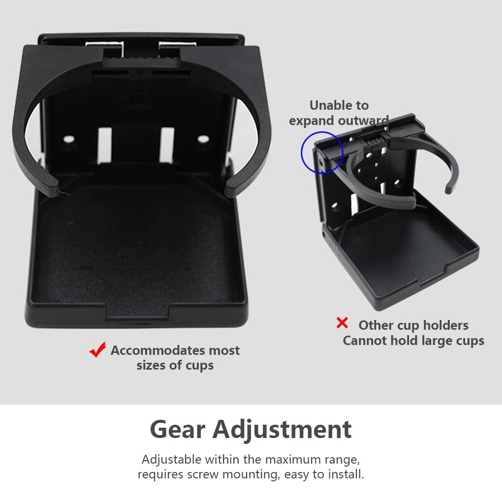 Θήκη Ποτού Αυτοκινήτου Ράφι Μπουκαλιού Νερού Αποθήκευση Εξοικονόμησης Χώρου Ποτηροθήκη Οργανωτής Εσωτερικού Χώρου Σκάφη Γιοτ Μαύρο Ελατήριο