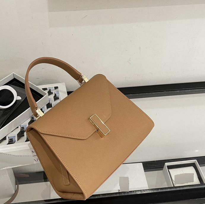 Geantă cu model de palmier Geantă de mână high-end Geantă de damă din piele naturală Geantă pătrată mică la modă și versatilă Geantă casual de umăr simplu crossbody