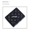 Genuine Leather Short Wallet Women's Sheepskin Diamond-shaped Style Folding Small Multifunctional Change Purse