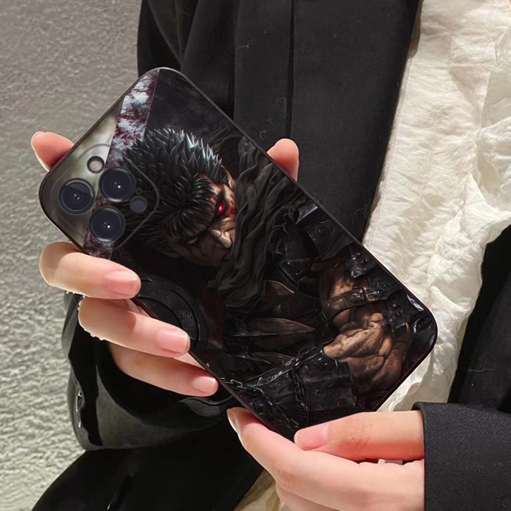 Anime Berserk Guts Phone Case For IPhone 16 15 14 11 12 13 Mini Pro XS Max Cover 6 7 8 Plus X Funda Shell