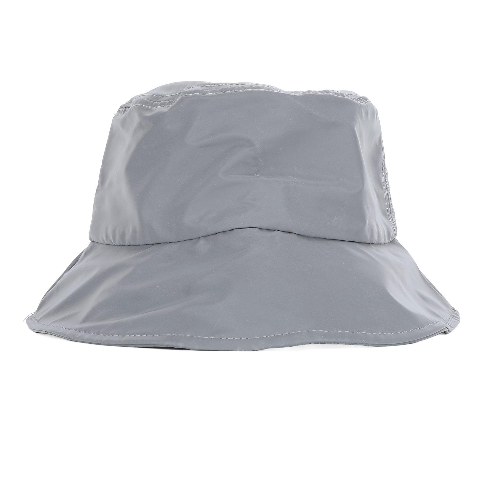 

Светоотражающая шляпа, приятная к коже, дышащая, стильная хлопковая шляпа-ведро для женщин, мужчин, для ходьбы, бега, езды на велосипеде, вечеринок