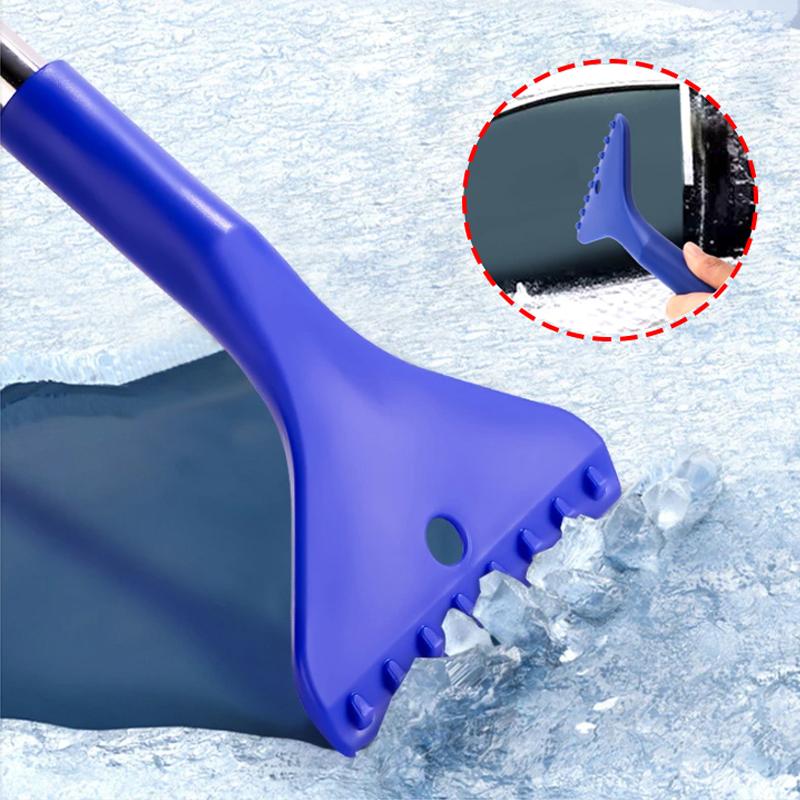 Multifunctional Snow Shovel Windscreen Shovel Scraper Windscreen Soft Microfibre Long Handle Brush Car Cleaning Tools