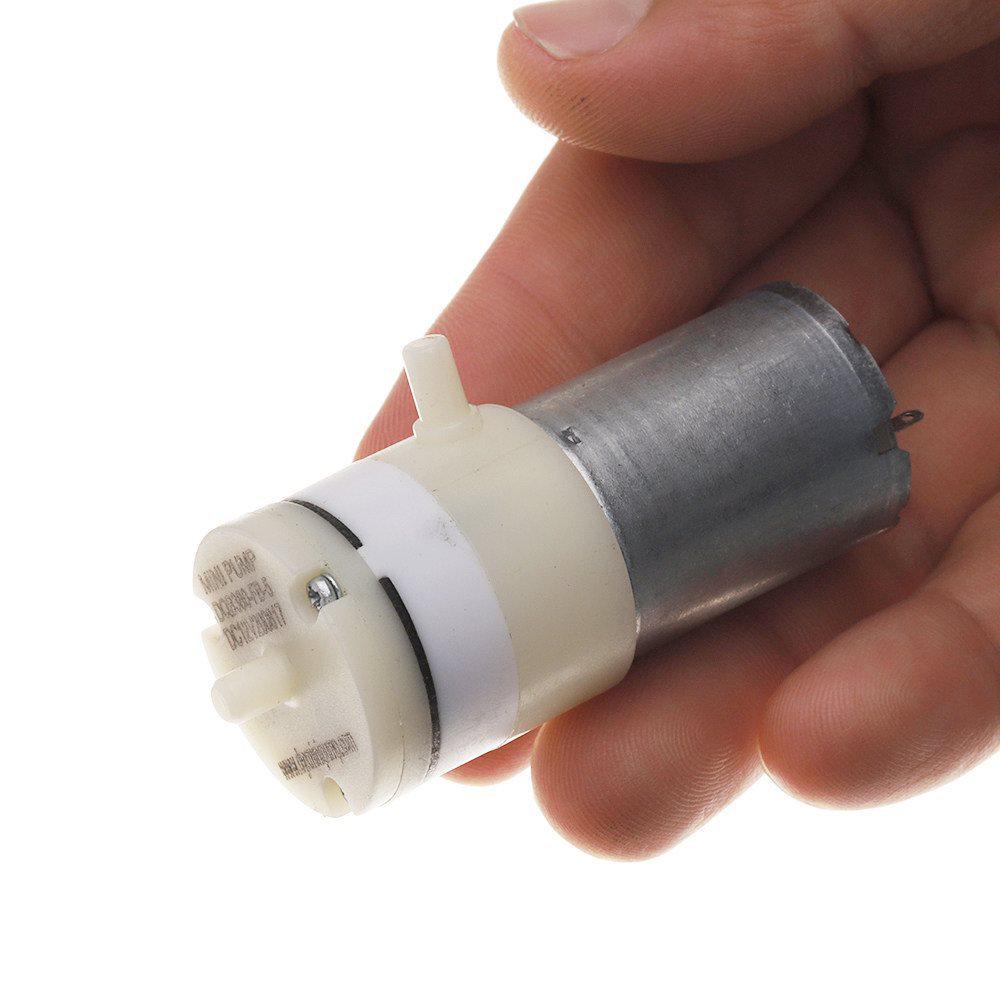 370 DC Air Pump: Mini Vacuum Pump, Dual-Hole, DC6V-12V, Max Positive Pressure 120kPa, Max Negative Pressure -65kPa