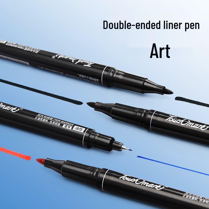 Touch Mark Dual-Tip Water-Based Art Marker Pen Set