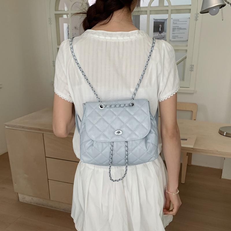 Quilted Chain Shoulder Bag for Women Fashionable Handbag with Adjustable Strap Elegant Daily Use Crossbody Bag