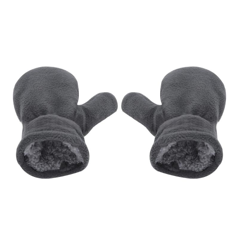 2-4Y Fleece Mitten Kids Winter Kids Mittens Plush Thick Warm Toddler Gloves Plush Gloves Mitts Kid Cycling Gloves