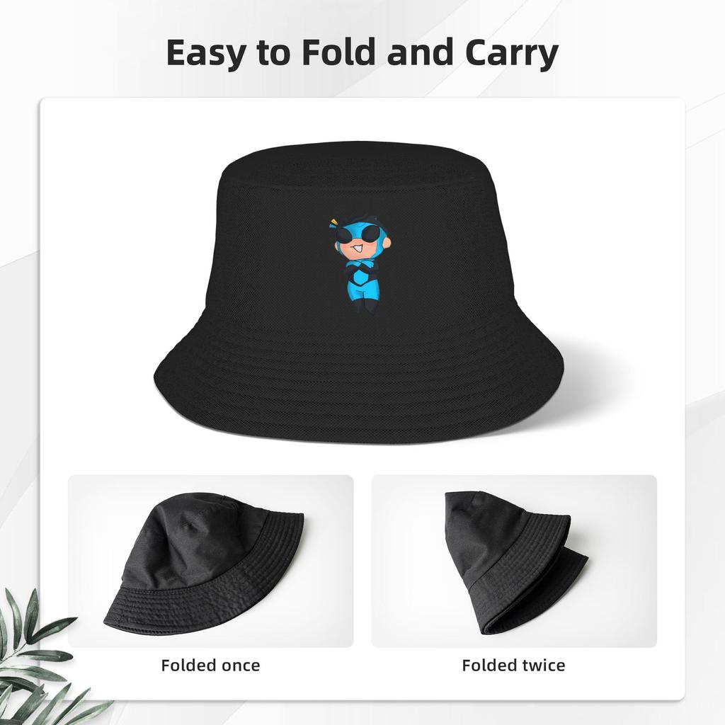Unisex Bucket Hat Invincible Chibi Omniman Summer Travel Headwear Lightweight Outdoor Sport Fishing Hat Bob Dropshipping