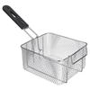 2500W 110V Single Cylinder Smokeless Chicken Dough French Fries Machine Stainless Steel Commercial Electric Deep Fryer Stove