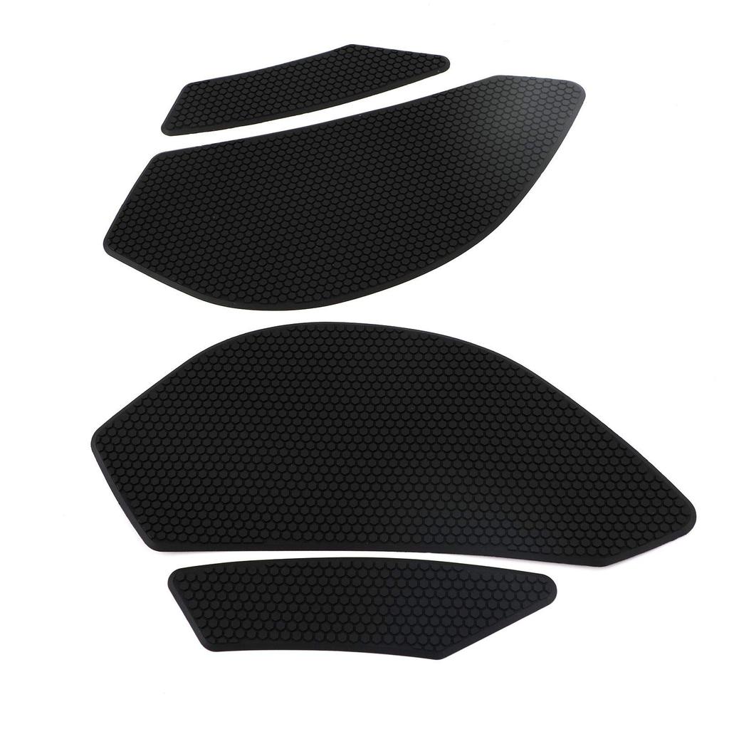 Bruce & Shark 4x Tank Pads, Side Tank Traction Grip Pads for Kawasaki ZX6R Ninja ZX600 ZX636 09-19