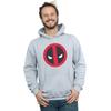 Marvel Mens Deadpool Large Clean Logo Hoodie