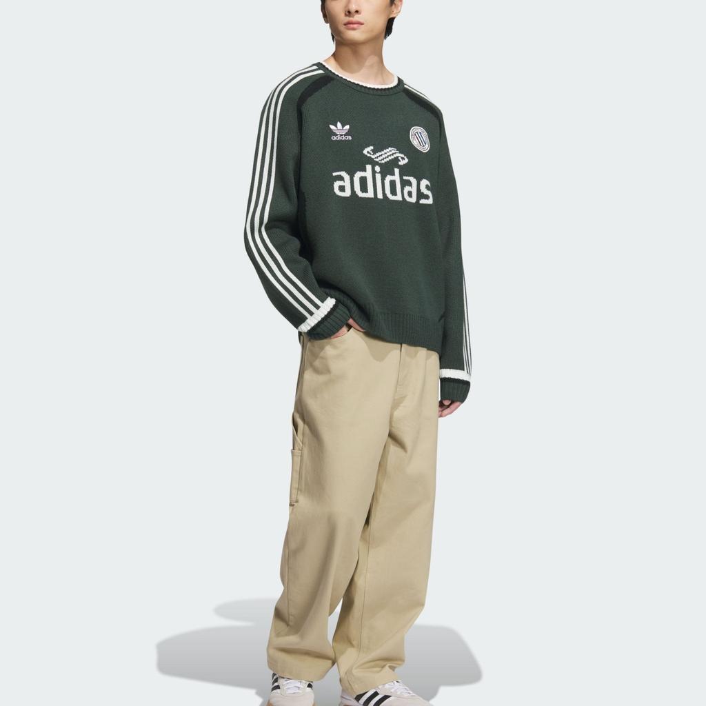 adidas Gestreifter Langarmpullover JL8364