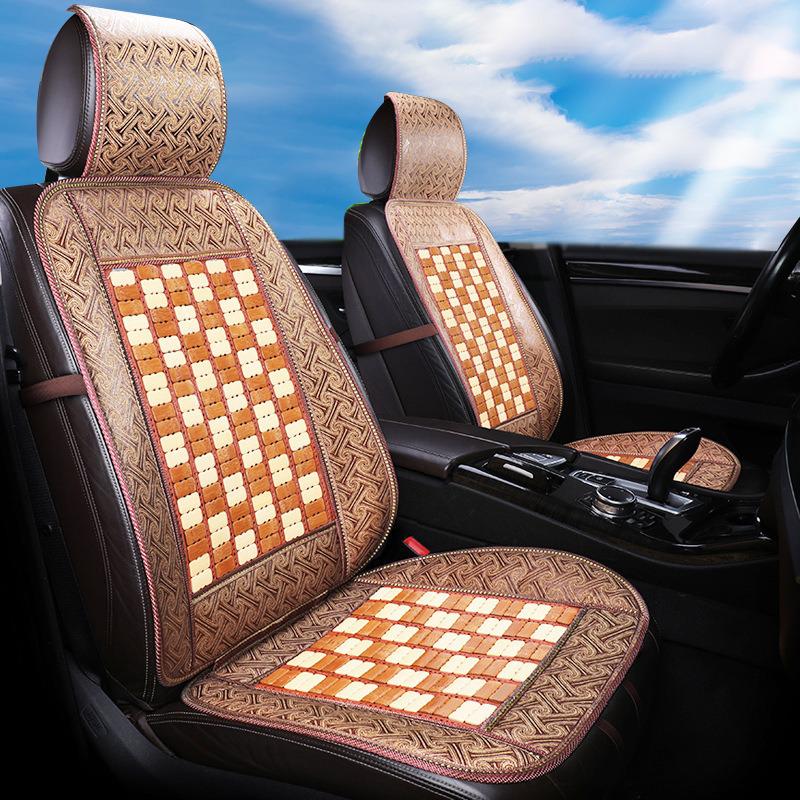 Bamboo Fiber Universal Massage & Cooling Car Seat Cushion