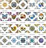 Colorful Window Film PVC Electrostatic Church Glass Decal Wall Sticker Art Mural Wallpaper for Home Decoration