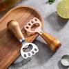 Stainless Steel Cat Claw Beer Bottle Opener Home Acacia Wood Upright Cute Bottle Opener Personalized Hanging Rope Screwdriver