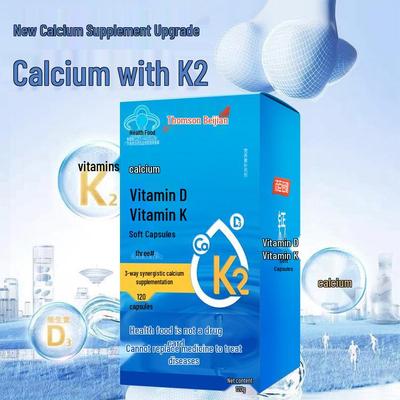 Tangchen Beijian Calcium Supplement with Vitamins D & K, 120 Capsules - Genuine Pharmacy Quality