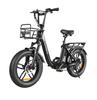 SAMEBIKE C05 PRO Elektrické kolo s tlustými pneumatikami, 500W motor, 36V 13Ah lithiová baterie, 20" E-bike pro dospělé pro městské dojíždění, jízdu a cestování