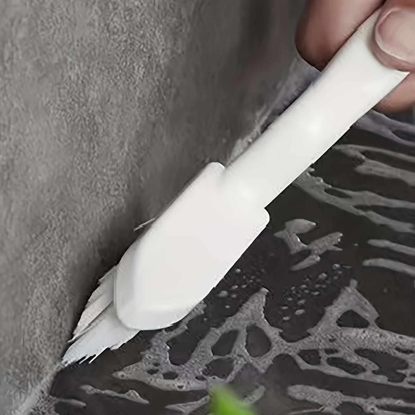 Multifunctional Crevice Slot Cleaning Brush Handheld Gap Cleaner for Tile Window Bathroom белый