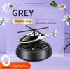 Men's Solar-Powered Car Air Freshener - Long-Lasting Light Fragrance & Interior Ornament
