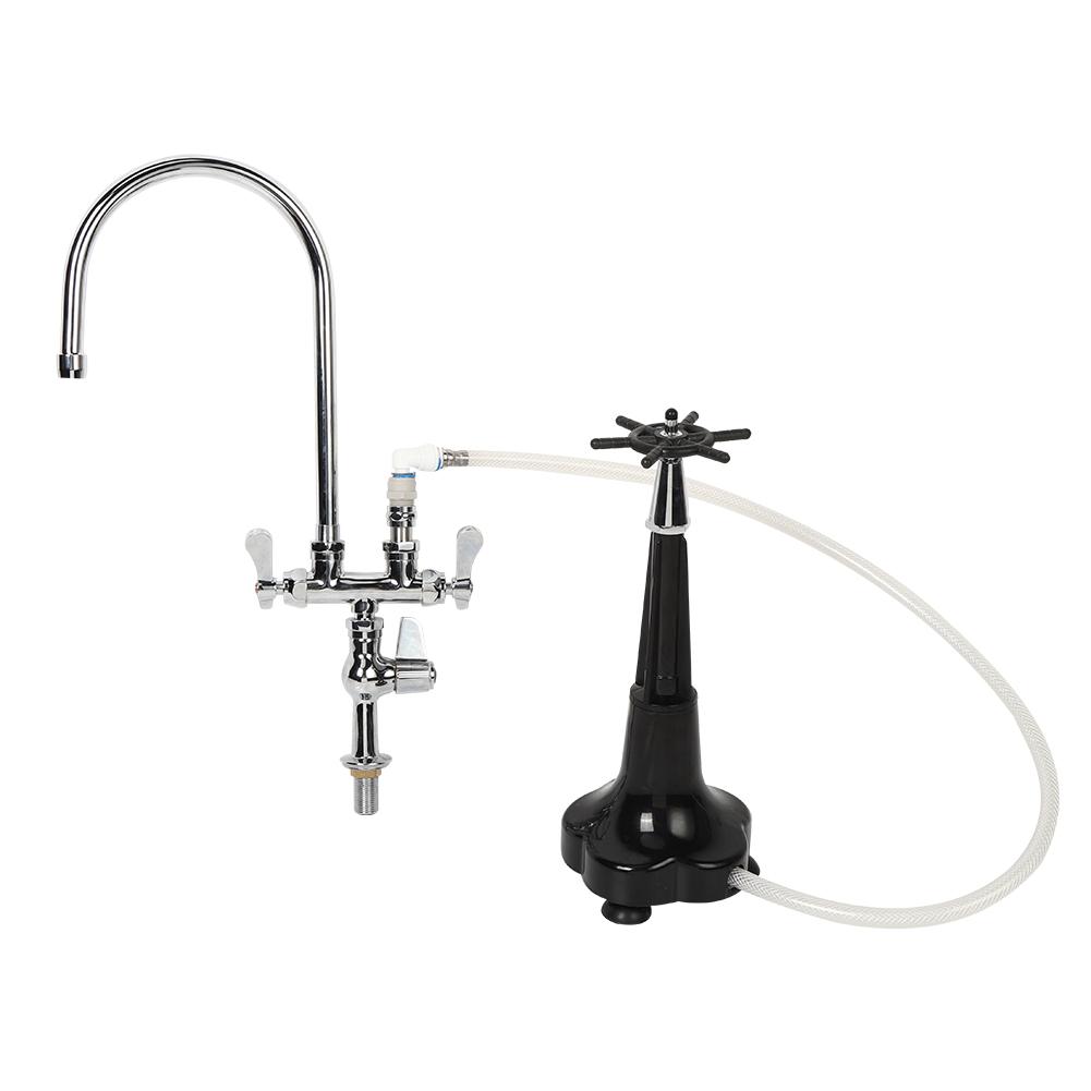 Commercial Coffee Shop Bar Cup Washer Cleaner Rinser with Single Temperature Water Faucet Kit
