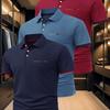 3 ks pánské polo tričko, Módní business casual s pohodlným letním prodyšným krátkým rukávem a límečkem, Perfektní dárek