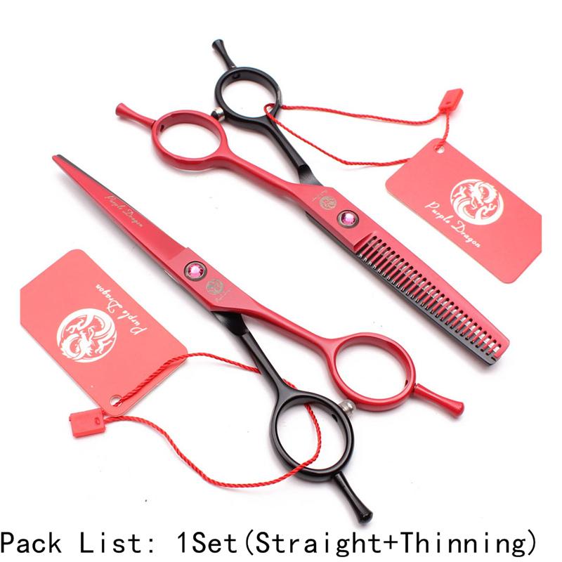 1Pair 5.5" 15.5cm Stainless Normal Scissors Thinning Shears Professional Pet Scissors Animal Shears Dogs Grooming Scissors Z1012