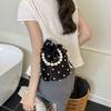 Fashion Beading Design Sweet Shoulder Bags Hot Sale Exquisite Versatile Crossbody Bags Elegant String Light Luxury Ladies Bag