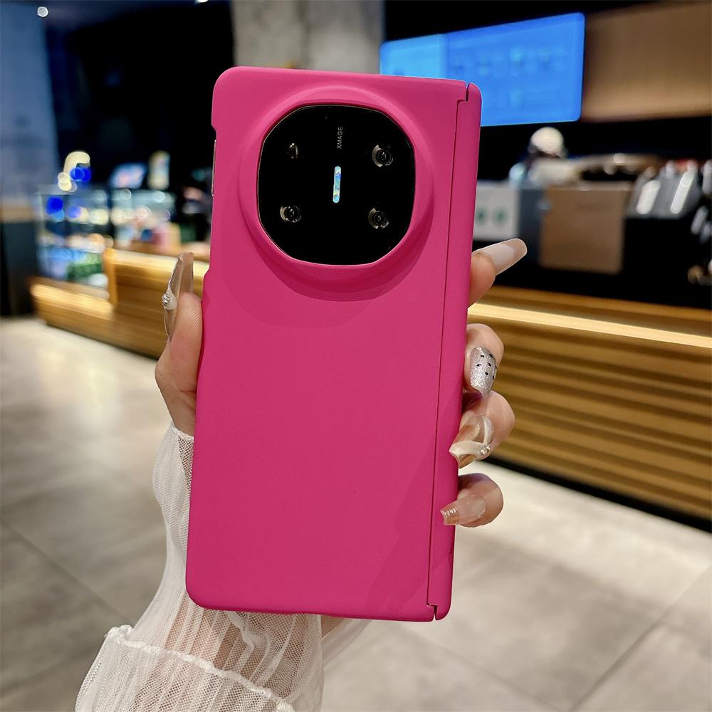 Solid Color Case For HuaWei Mate X3 X5 X6 Axis Hinge Protective Phone Case PC Hard Shell (Only Back Cover)