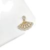 High Color Retention Chinese Style Tassel Fan Earrings for Non-Pierced Ears - Luxurious Mosquito Coil Ear Clips Jewelry