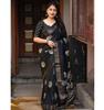 Indian Women Saree Designer Party Wear Sari Pakistani Bollywood Cotton Crepe Saree