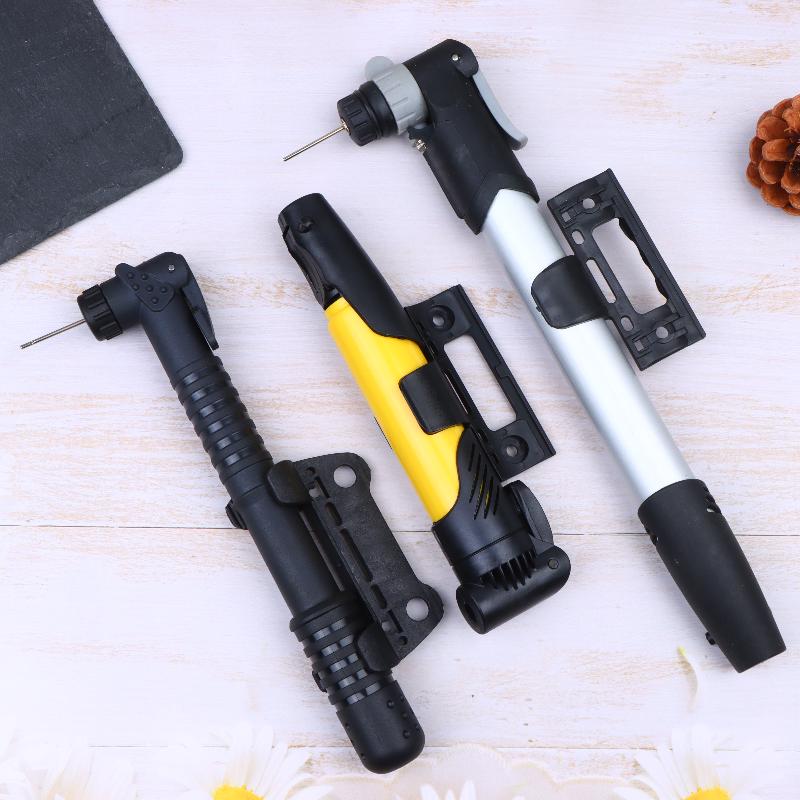 Portable Mini Bike Pump With Bracket Hand Cycling Mountain Bike Air Pump Bicycle Tire Inflator Bicycle Parts