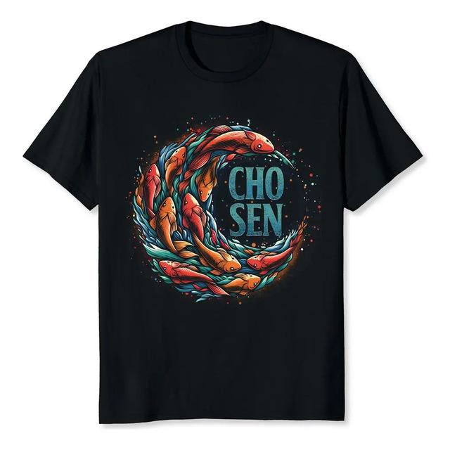 Camiseta Estampada Koi Fish Swirl Chosen S