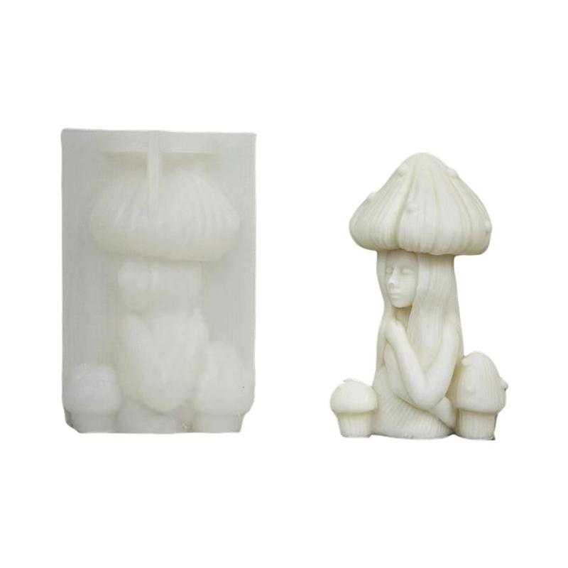 Rose Mushroom Body Silicones Mould Human Body Candle Molds Casting Mould Ornament Molds Craft Supplies Epoxy Resin Molds
