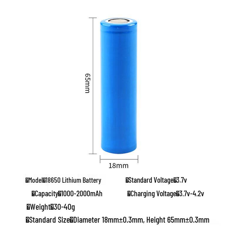 XinKaichen 18650 Rechargeable Lithium-ion Battery (3-Pack)